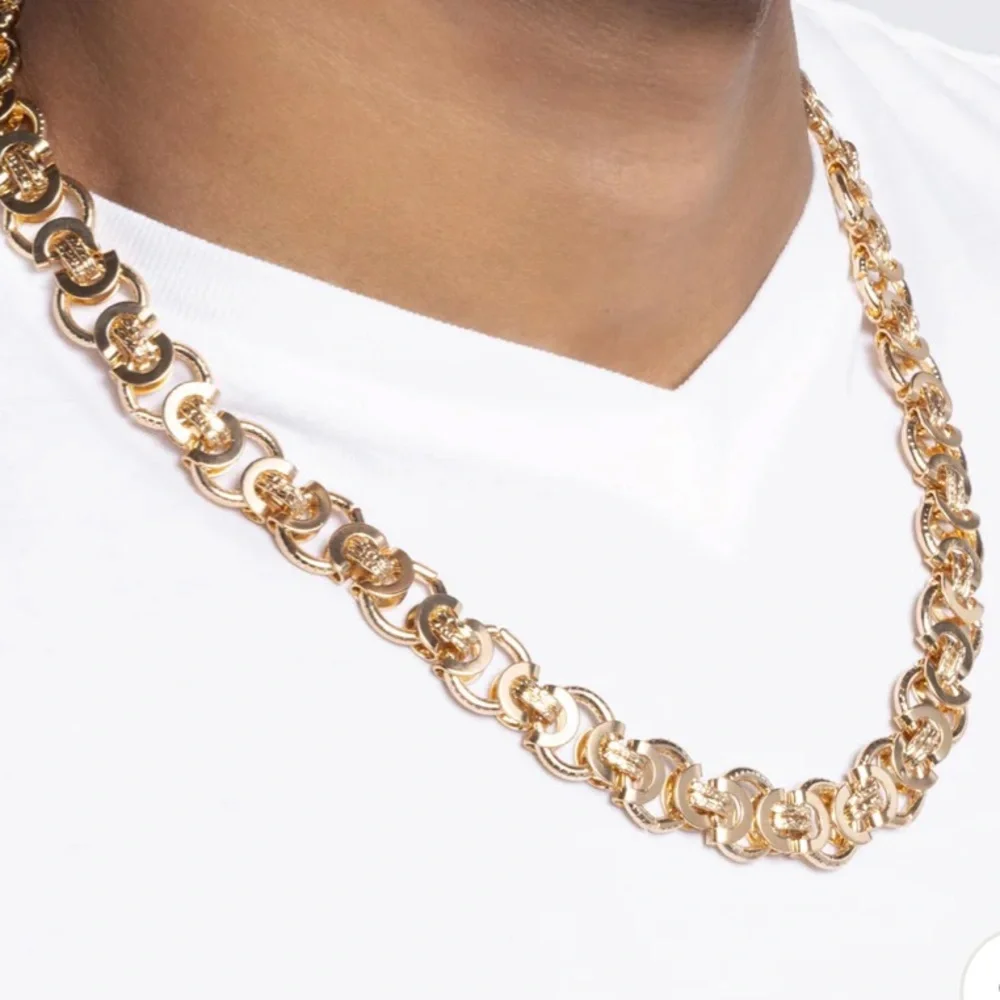 🔲🟠🔲 “FATAL FUSION” FEATURE NECKLACE & BRACELET SET COMPLETE GOLD BUNDLE PACK❗️